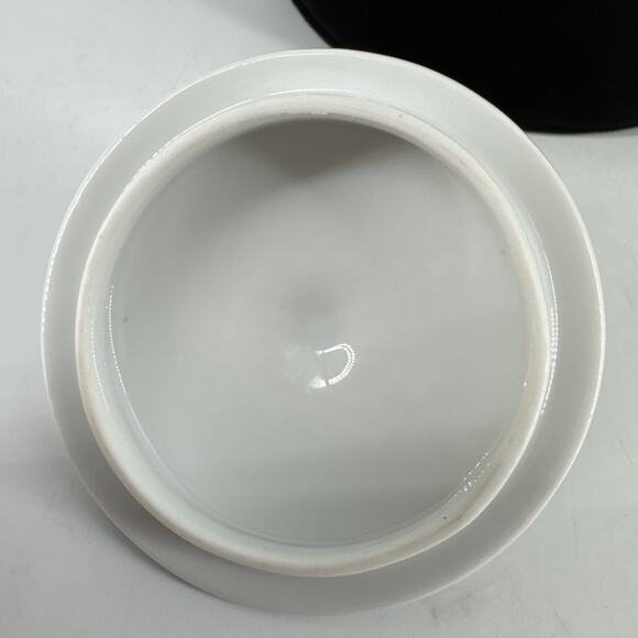 Covered Sugar Bowl Made in Japan Contour China with Platinum Bands Candlelight - Picture 7 of 11